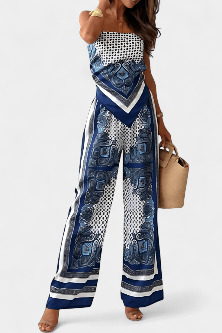 Anna Paisley Tie - Back Co - Ord Set - Lora Toronto