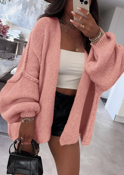 Aria | Oversized Knit Cardigan Sweater - Lora Toronto