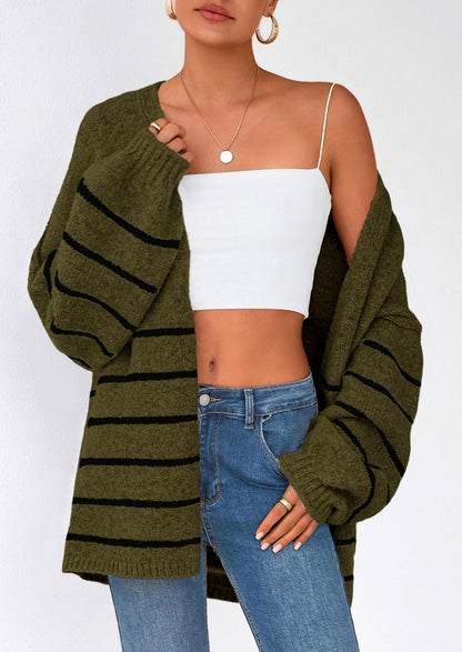 Aria | Oversized Knit Cardigan Sweater - Lora Toronto