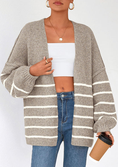 Aria | Oversized Knit Cardigan Sweater - Lora Toronto