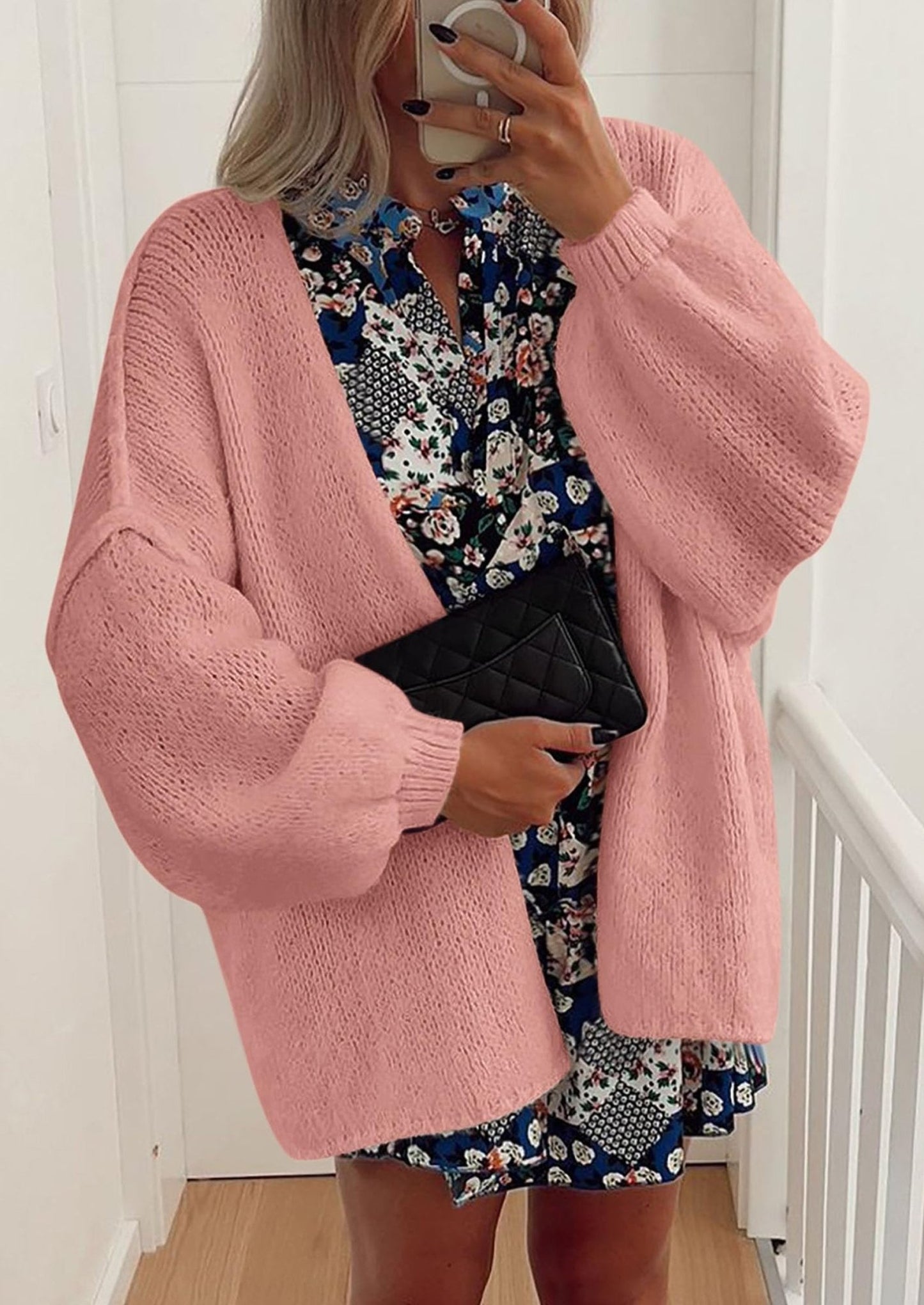 Aria | Oversized Knit Cardigan Sweater - Lora Toronto