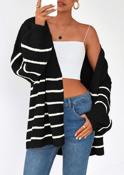 Aria | Oversized Knit Cardigan Sweater - Lora Toronto