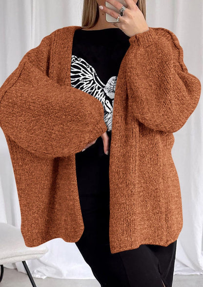 Aria | Oversized Knit Cardigan Sweater - Lora Toronto
