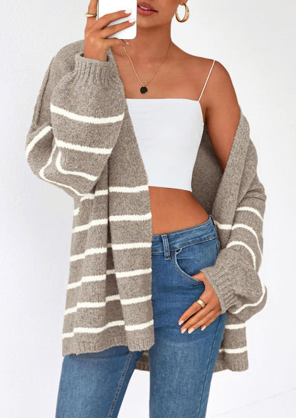 Aria | Oversized Knit Cardigan Sweater - Lora Toronto