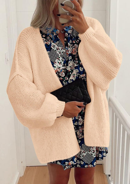 Aria | Oversized Knit Cardigan Sweater - Lora Toronto