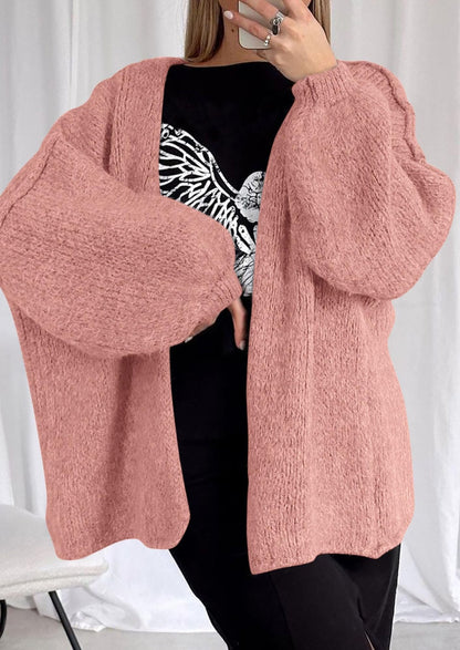 Aria | Oversized Knit Cardigan Sweater - Lora Toronto