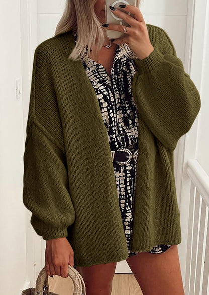 Aria | Oversized Knit Cardigan Sweater - Lora Toronto