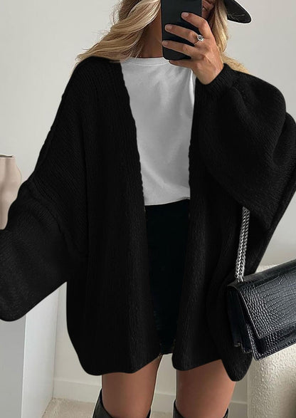 Aria | Oversized Knit Cardigan Sweater - Lora Toronto