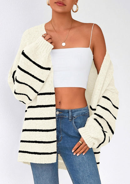 Aria | Oversized Knit Cardigan Sweater - Lora Toronto