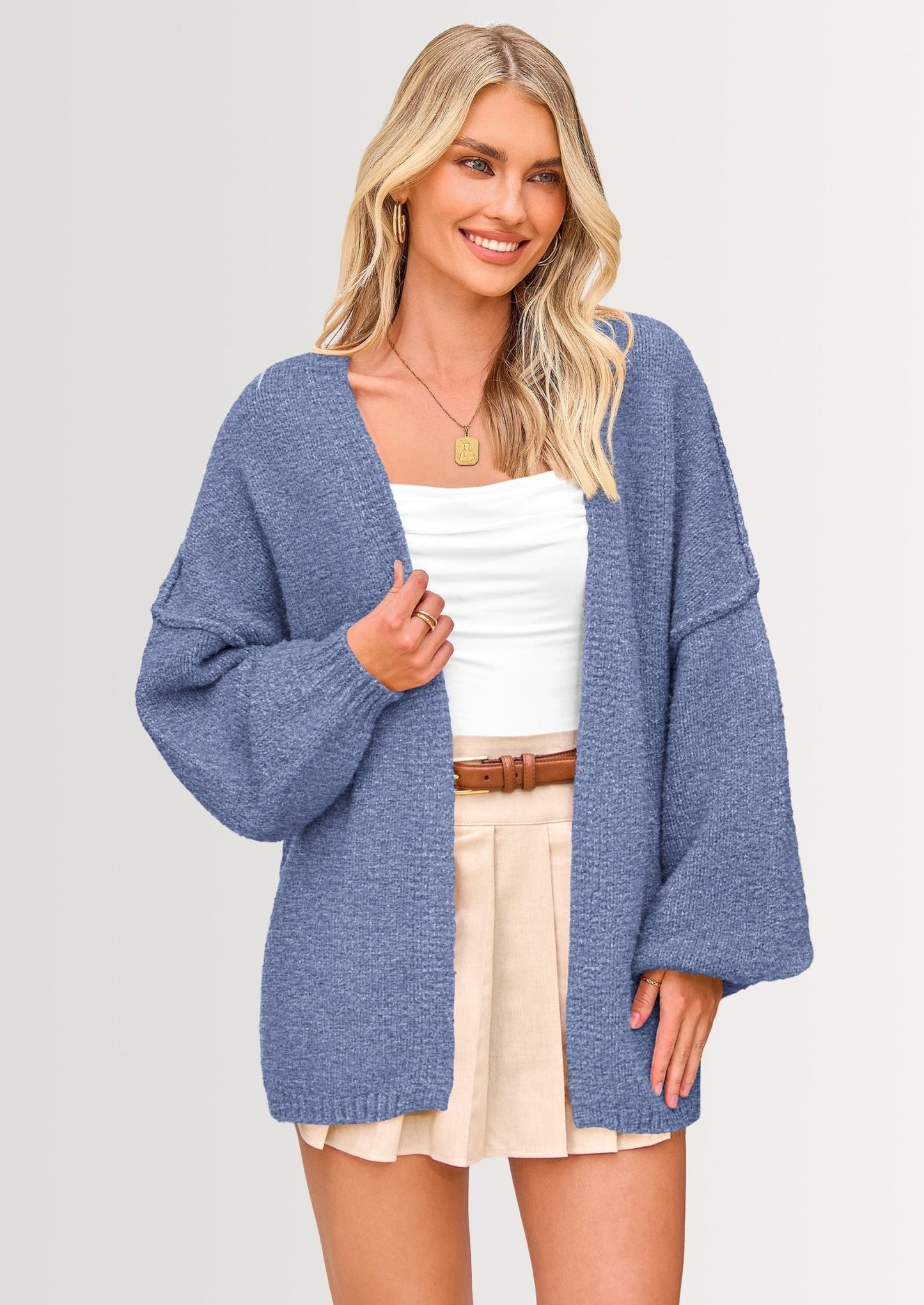 Aria | Oversized Knit Cardigan Sweater - Lora Toronto