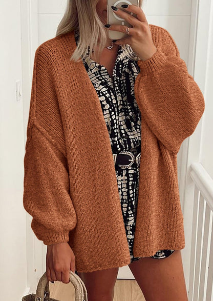Aria | Oversized Knit Cardigan Sweater - Lora Toronto
