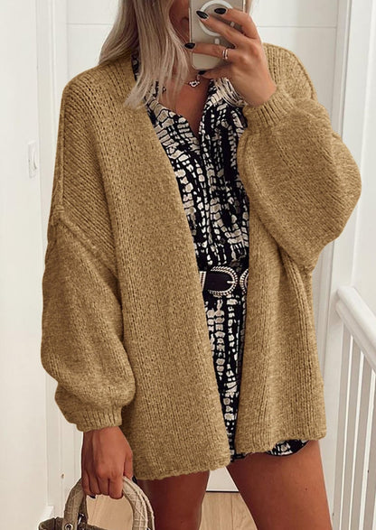 Aria | Oversized Knit Cardigan Sweater - Lora Toronto