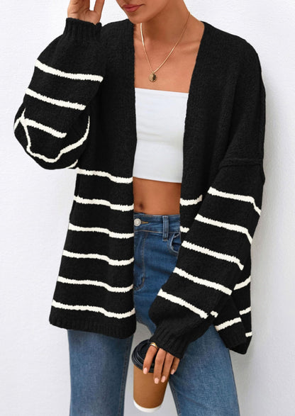 Aria | Oversized Knit Cardigan Sweater - Lora Toronto
