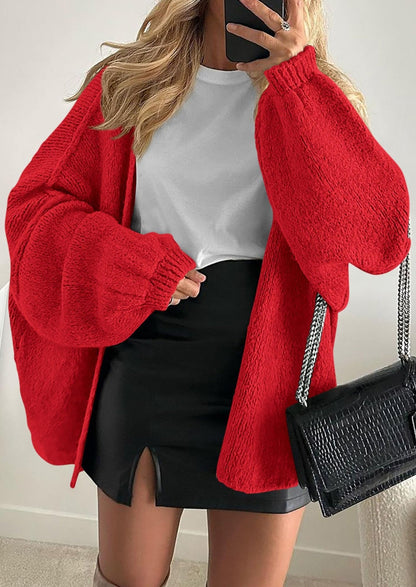 Aria | Oversized Knit Cardigan Sweater - Lora Toronto