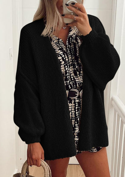 Aria | Oversized Knit Cardigan Sweater - Lora Toronto