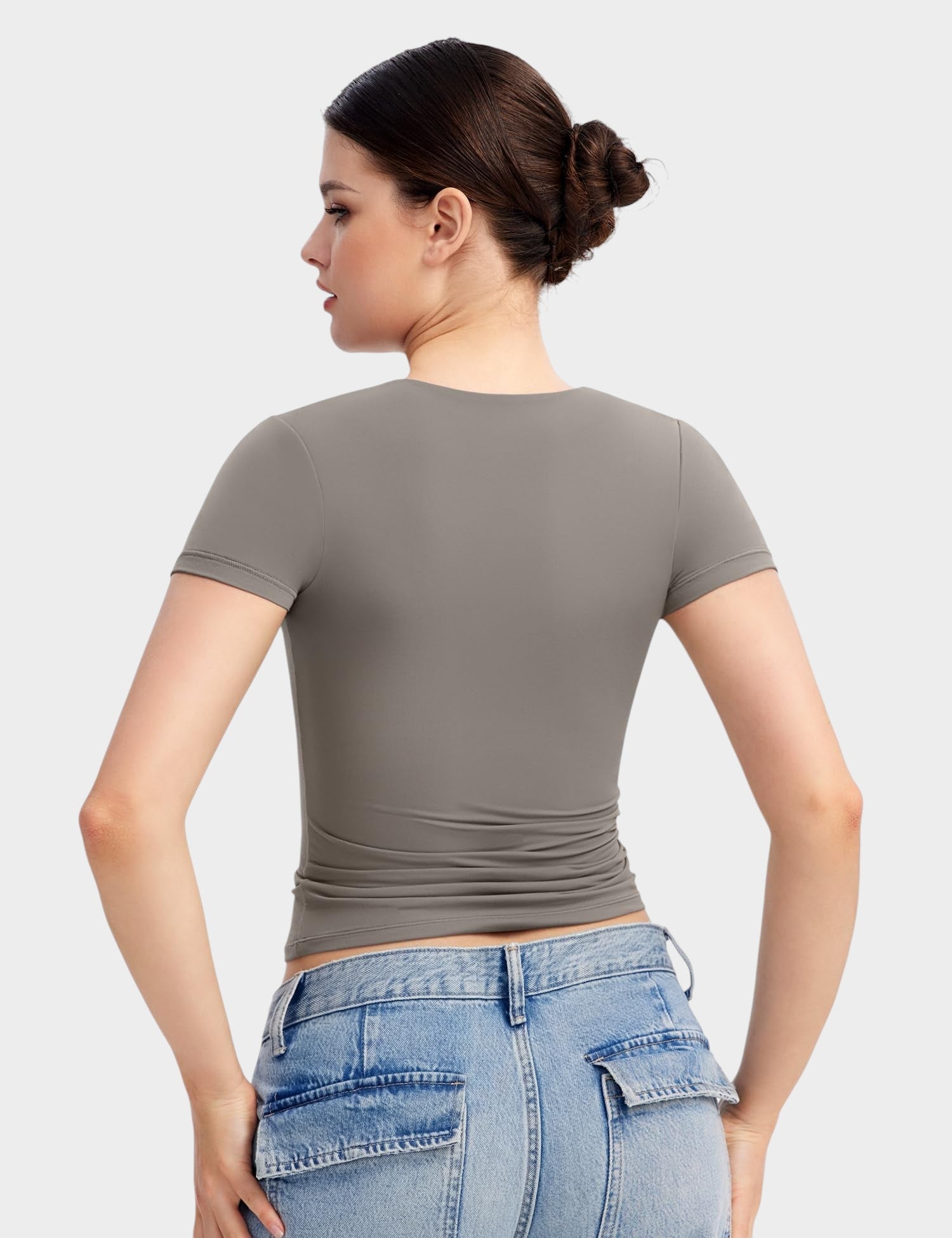 Aria | Second - Skin V - Neck Top - Lora Toronto
