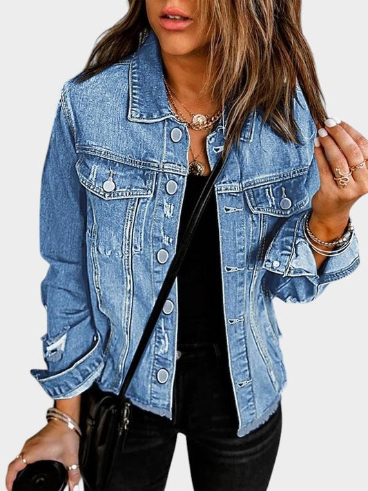 Ava | Classic Denim Jacket - Lora Toronto