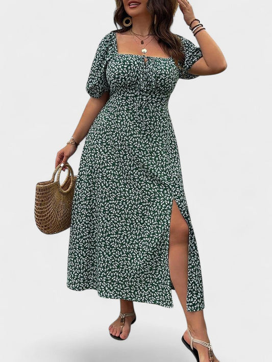 Breezaya | Plus - Size Floral Maxi Dress - Lora Toronto