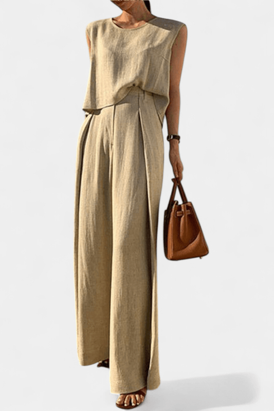 Dayanna Wide - Leg Two - Piece Set - Lora Toronto