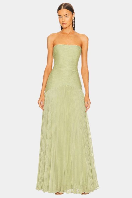 Deia | Flared Sleeve Mesh Maxi Dress - Lora Toronto