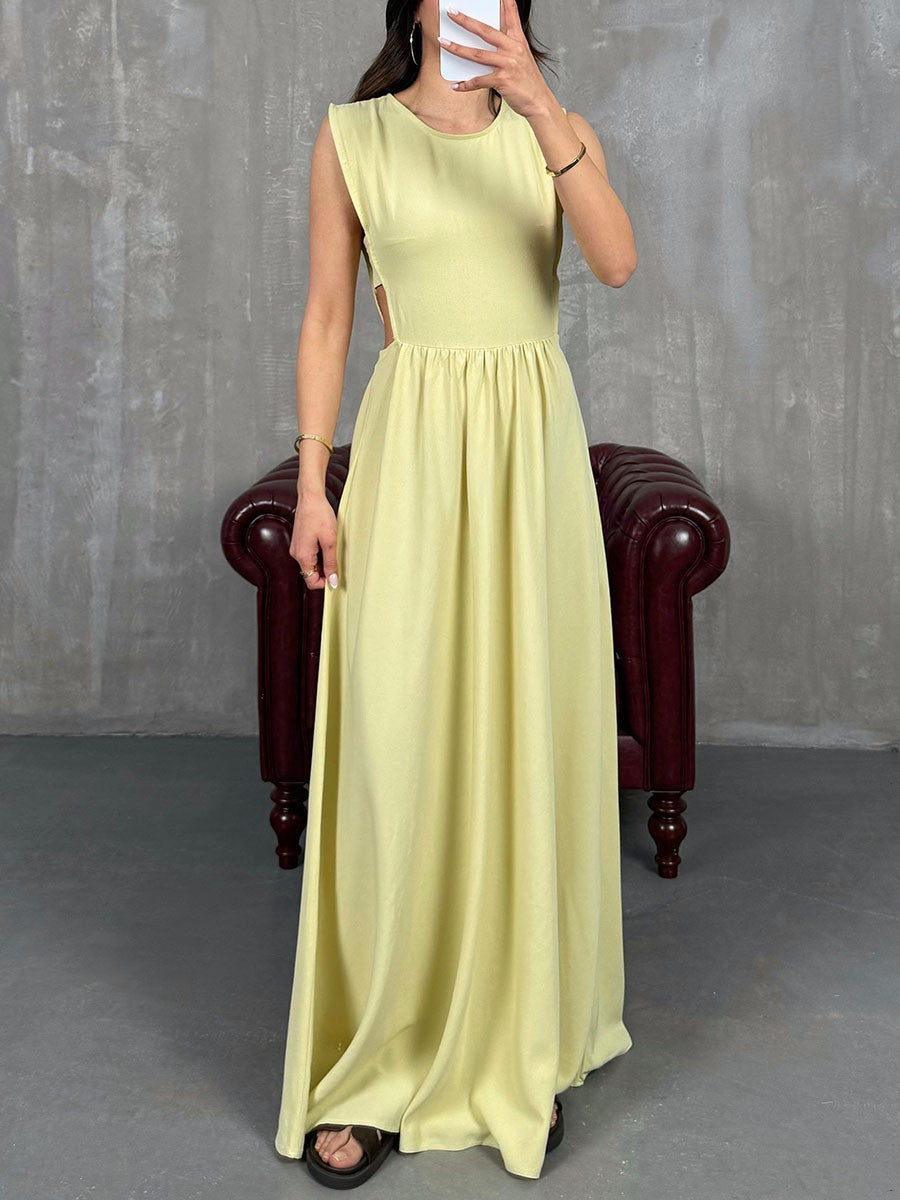 Delina Cut-Out Maxi Dress