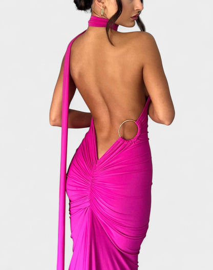 Garze | Backless Convertible Maxi Dress - Lora Toronto