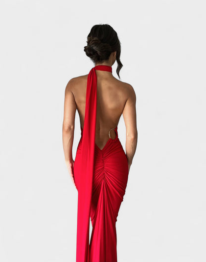 Garze | Backless Convertible Maxi Dress - Lora Toronto
