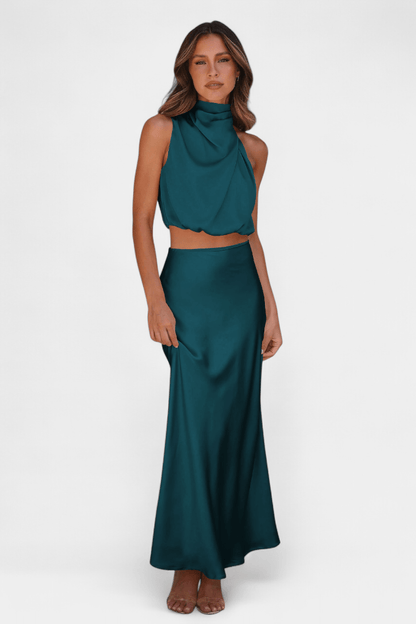 Hanna Asymmetric Top & Skirt Set - Lora Toronto