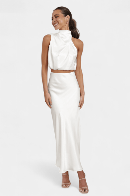 Hanna Asymmetric Top & Skirt Set - Lora Toronto