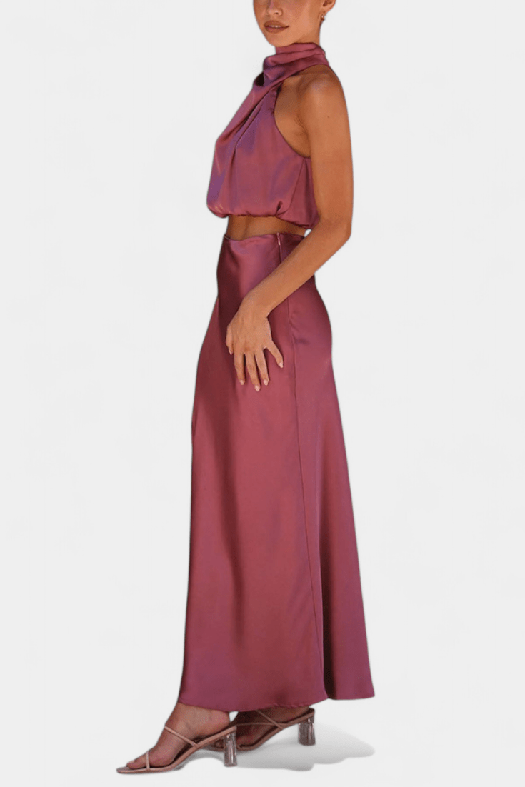 Hanna Asymmetric Top & Skirt Set - Lora Toronto