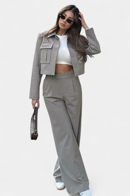 Inga Soft - Tailored Two - Piece Lounge Set - Lora Toronto