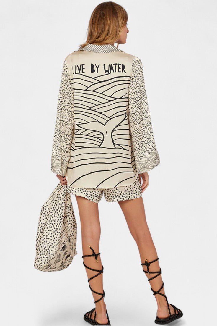 Jayla Printed Shirt and Shorts Set - Lora Toronto