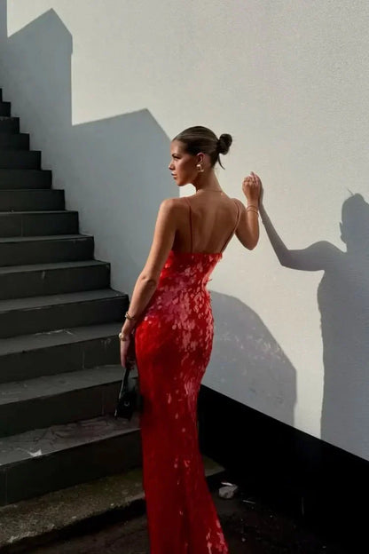 Kailani | Sequin Maxi Long Dress - Lora Toronto