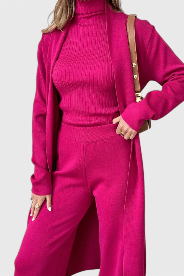 Mahalia 3 - Piece Knit Co - Ord Set - Lora Toronto