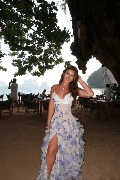 Maisie | Floral Maxi Dress - Lora Toronto