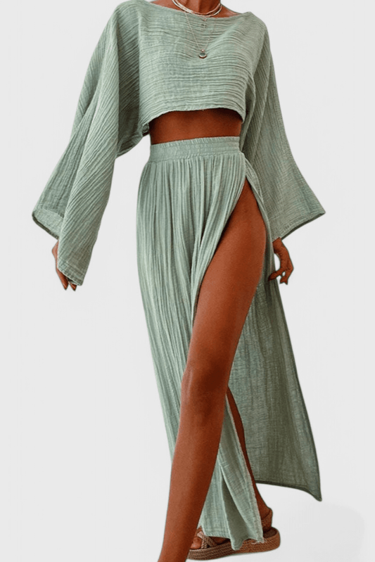Martha Flowing Two - Piece Set - Lora Toronto