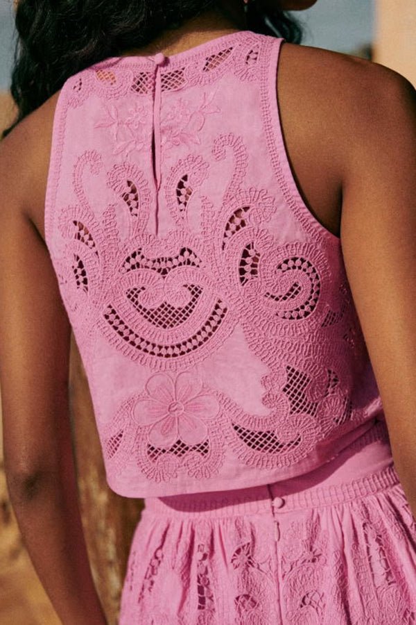 Moise Pink Lace Set - Lora Toronto