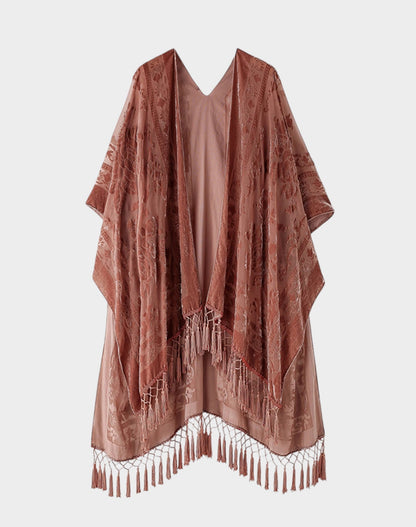 Noa | Velvet Kimono Cardigan - Lora Toronto