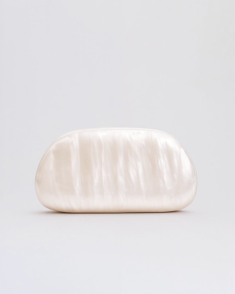 Sculptural Pearl Clutch Bag - Lora Toronto