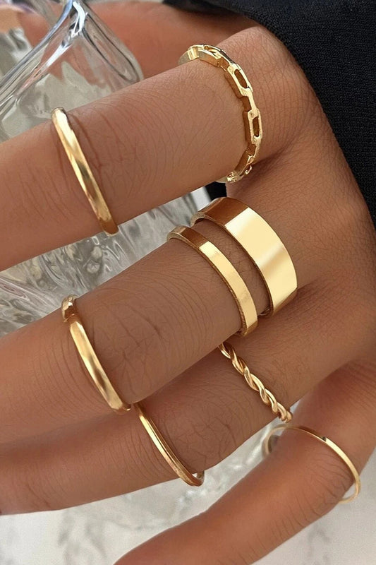 Set of 7 Pc Rings - Lora Toronto