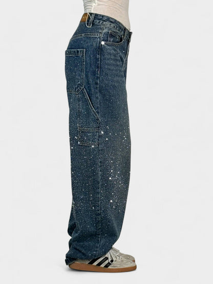 Sia | Diamond - Embellished Balloon Jeans - Lora Toronto