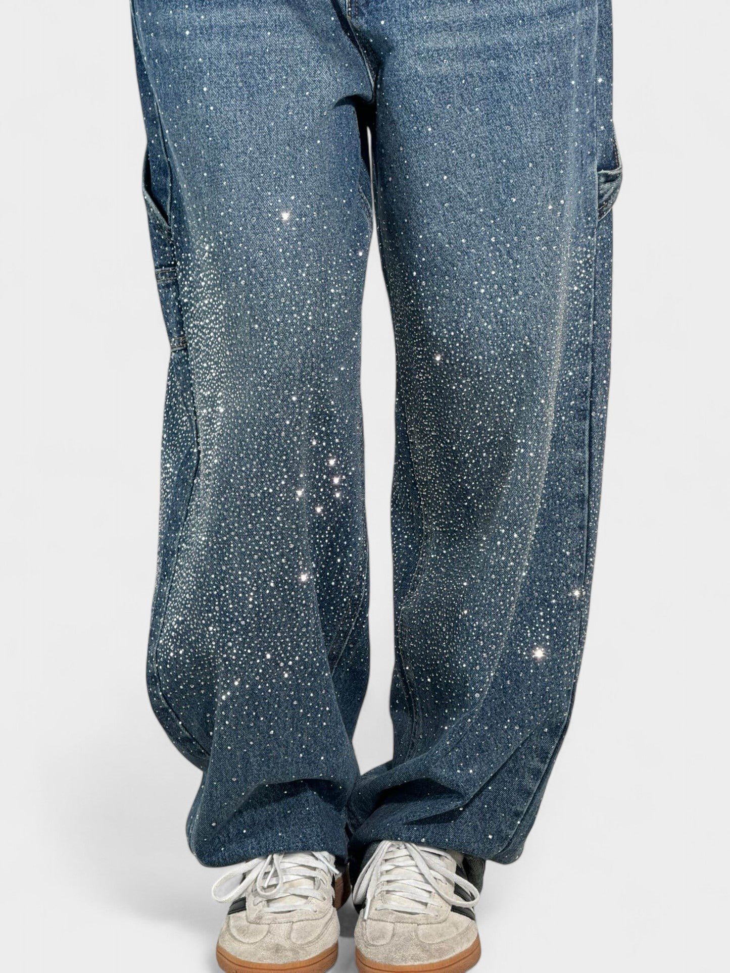 Sia | Diamond - Embellished Balloon Jeans - Lora Toronto