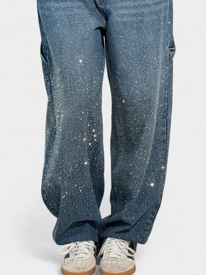 Sia | Diamond - Embellished Balloon Jeans - Lora Toronto