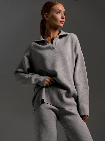 Violet | V - Neck Lounge Set - Lora Toronto